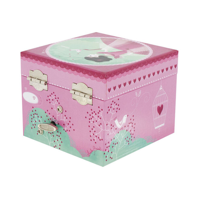 Sieradendoos Meisje bij Vogelkooi