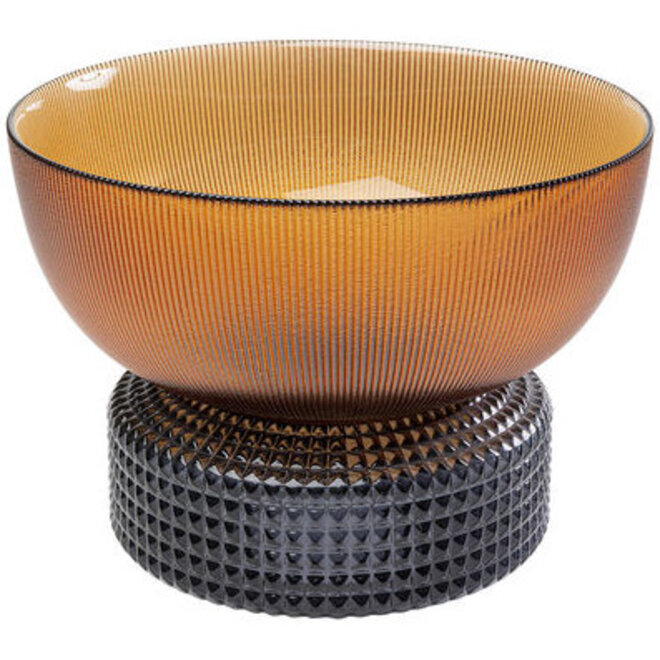 Schaal/Vaas Marvelous Duo Amber Grey H21,5cm