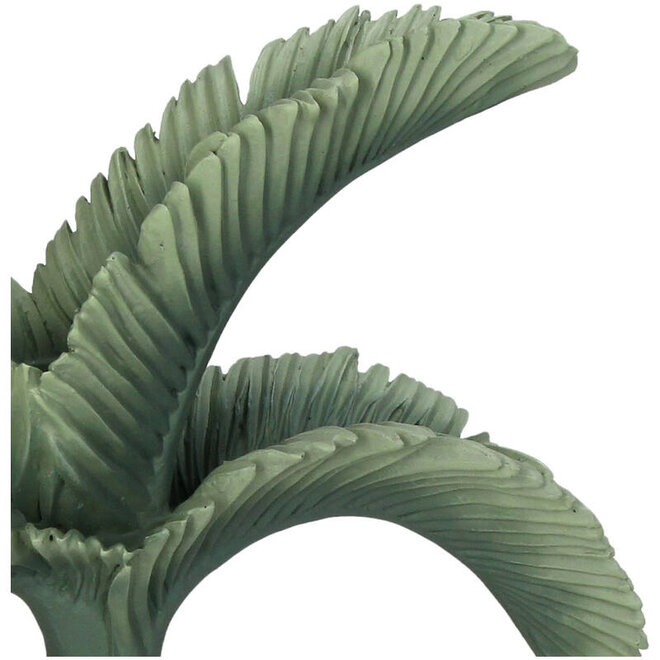 Kandelaar Palmboom polyresin H30cm