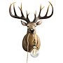 Wandlamp Hert Harry, bruin H73cm