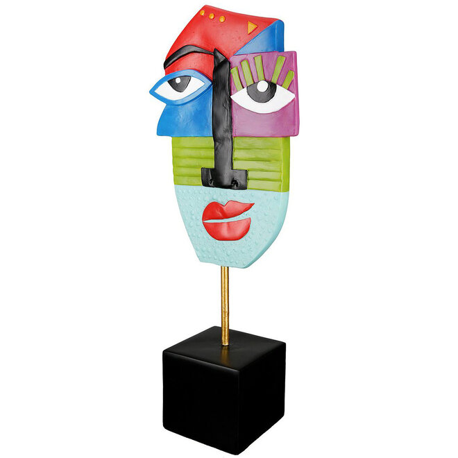 Sculptuur Gezicht 'Mondriaan', H52cm