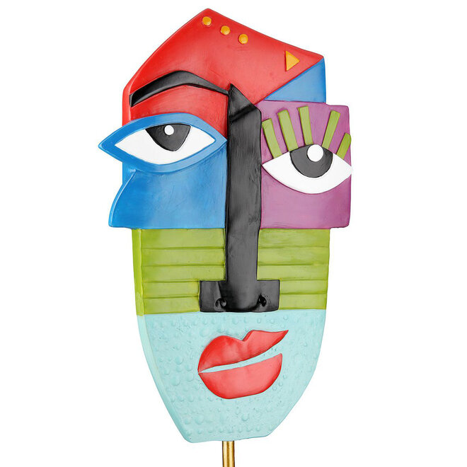 Sculptuur Gezicht 'Mondriaan', H52cm