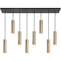 Hanglamp Perugia Goud 8 lichts