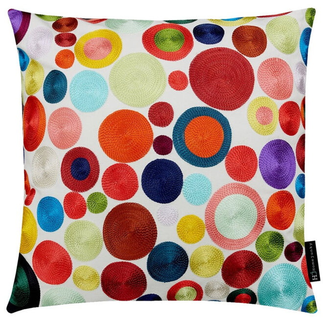 Sierkussen Circles Embroidery 45x45
