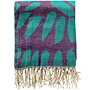 Plaid Azoera Turquoise Purple 130x170 cm