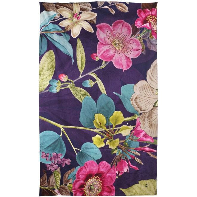 Plaid Purple Flowers Classico 130x150 cm