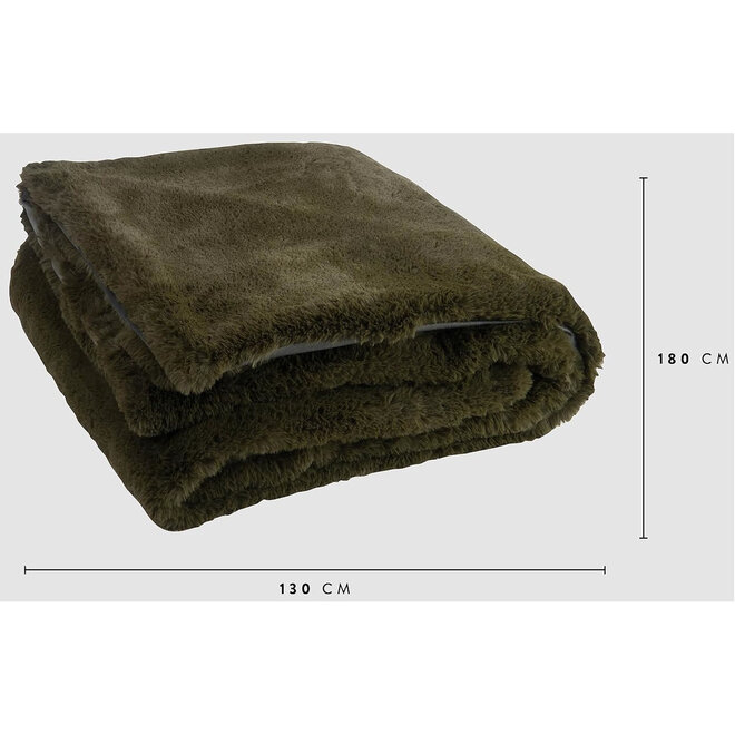 Plaid Warm Cosy Green 130x180 cm