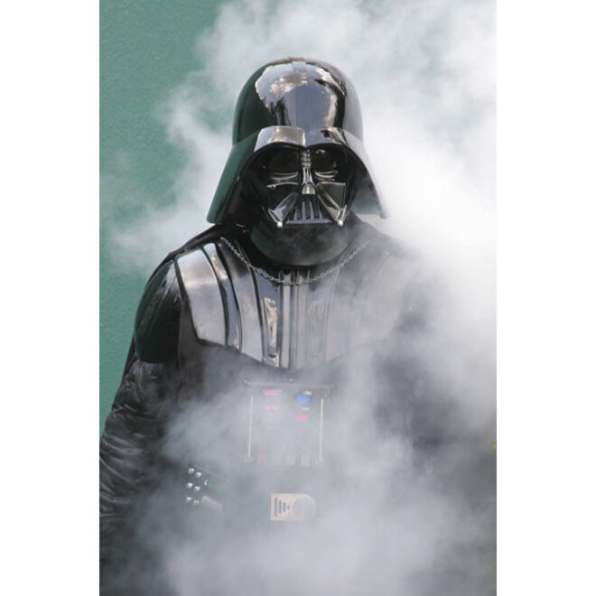 Tafellamp Lupi zwart H47cm