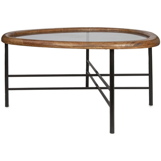Salontafel Vitrum middel L81cm