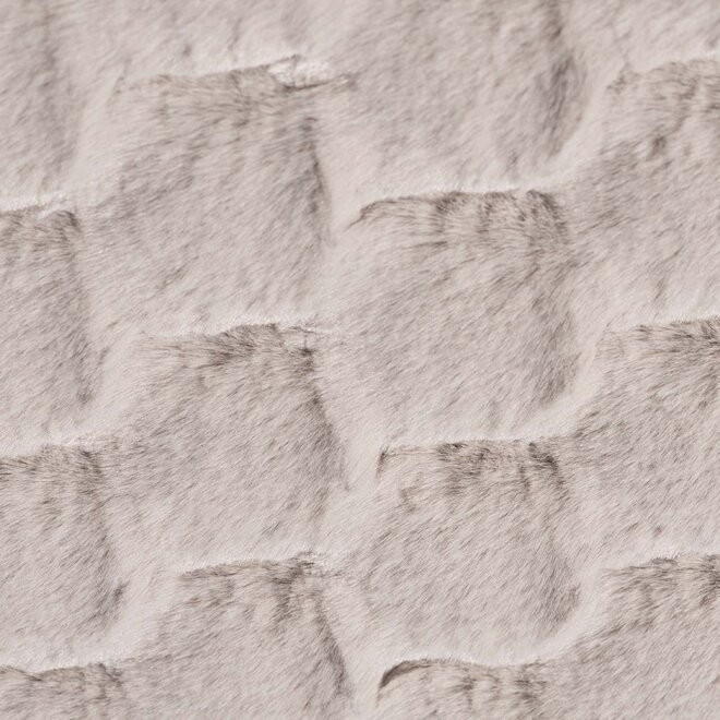 Vloerkleed Fluffy Cube Cappuccino 160x230