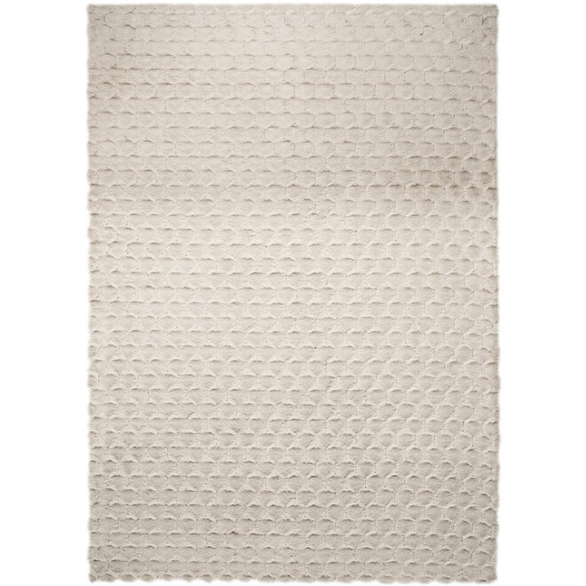 Vloerkleed Fluffy Cube Cappuccino 160x230