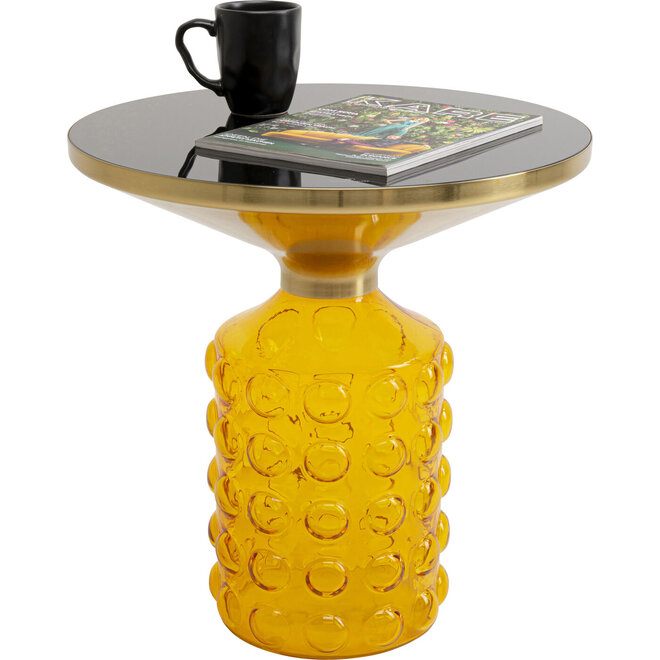 Bijzettafel Lola Geel H52cm