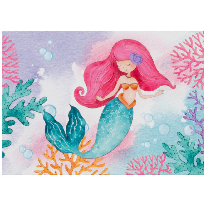 Sieradendoos Zeemeermin tussen Koraal