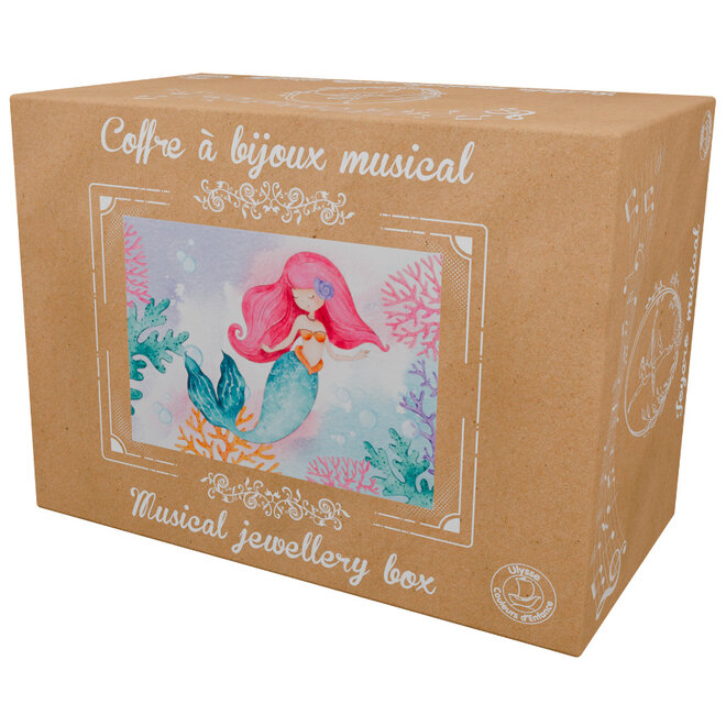 Sieradendoos Zeemeermin tussen Koraal