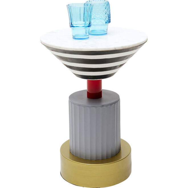 Bijzettafel Memphis Gestreept H48cm