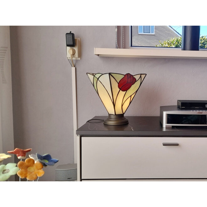 Tiffany Tafellamp Tulip