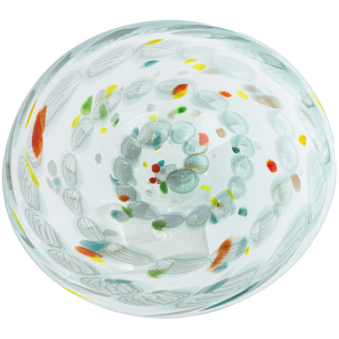 Glas Schaal Speckled Ø38cm