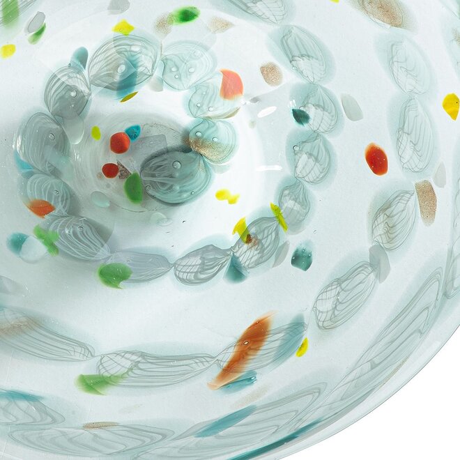 Glas Schaal Speckled Ø38cm
