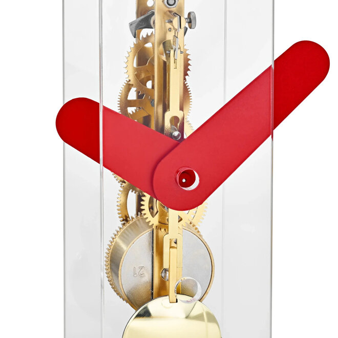 Tafelklok Acryl Goud Rood  23cm