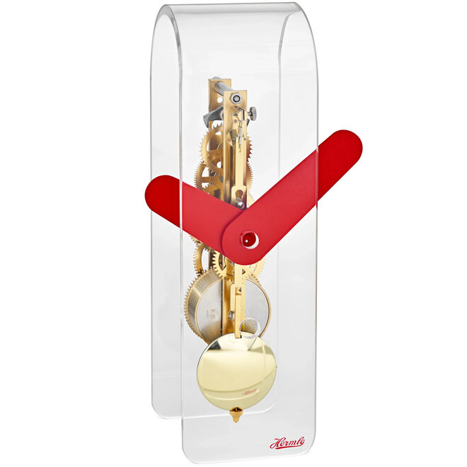 Tafelklok Acryl Goud Rood  23cm