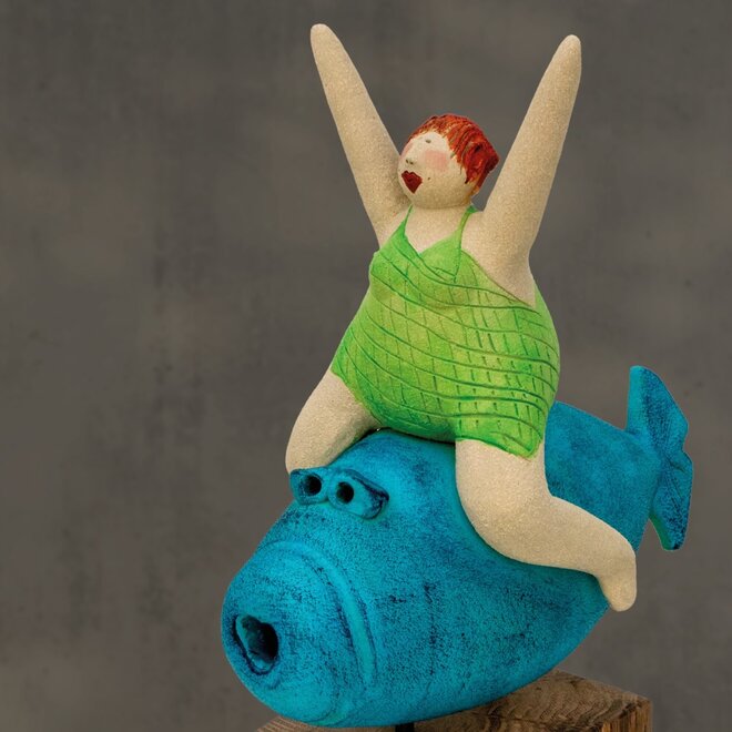 Ik neem de vrijheid voor mezelf, Keramiek H40cm