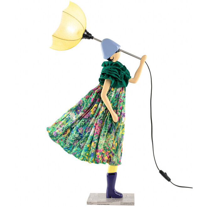 Tafellamp Paraplu dame Heruka