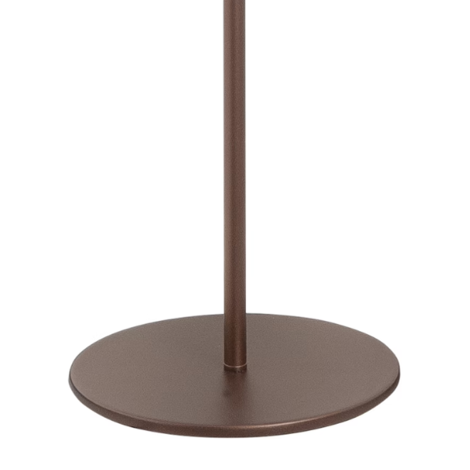 Vloerlamp Piero Choco, dubbel lichts, 141cm