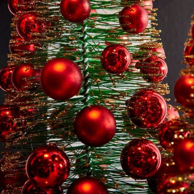 Kerstboom Rood H62cm