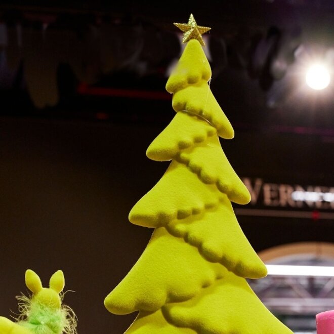 Kerstboom Fluweel Groen H66cm