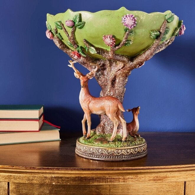 Deco Schaal met Herten H30cm