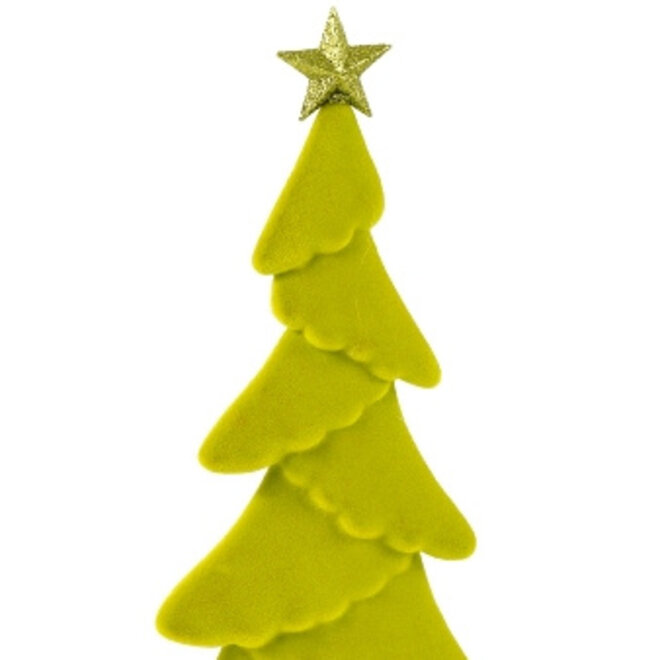 Kerstboom Fluweel Groen H66cm