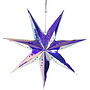 Kerstster Paars LED 70cm