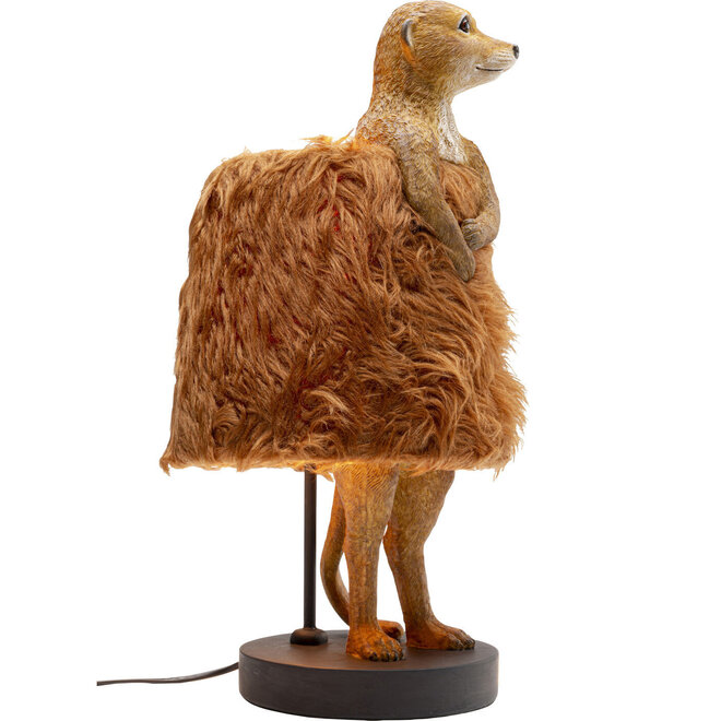 Tafellamp Meerkat Bont H51cm