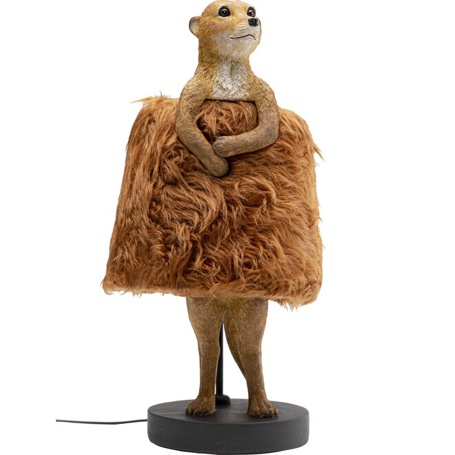 Tafellamp Meerkat Bont H51cm