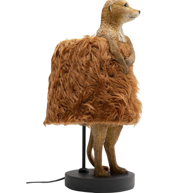 Tafellamp Meerkat Bont H51cm