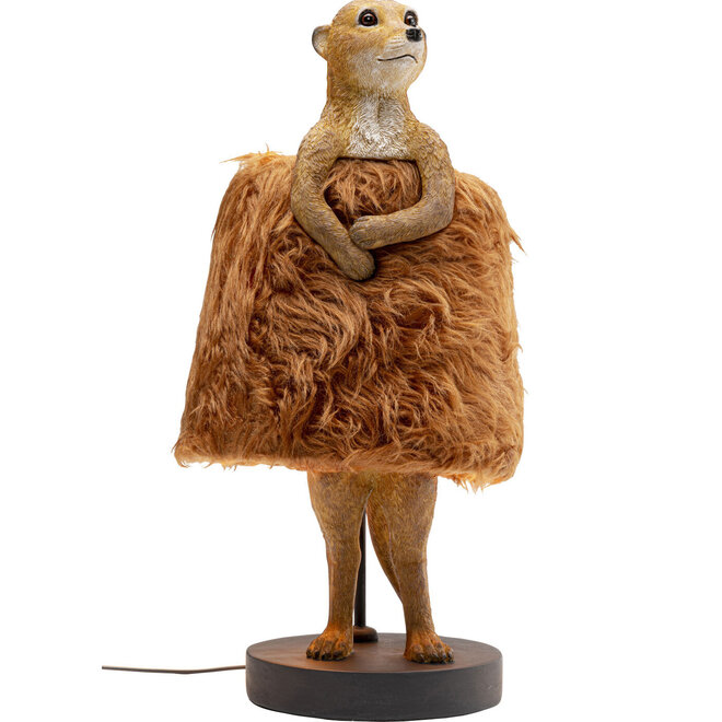 Tafellamp Meerkat Bont H51cm