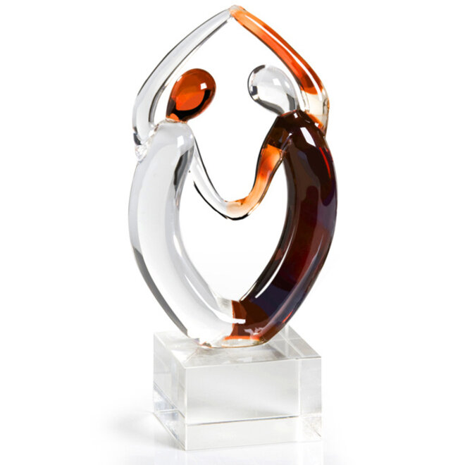 Miniatuur Glassculptuur 'Samba' 1