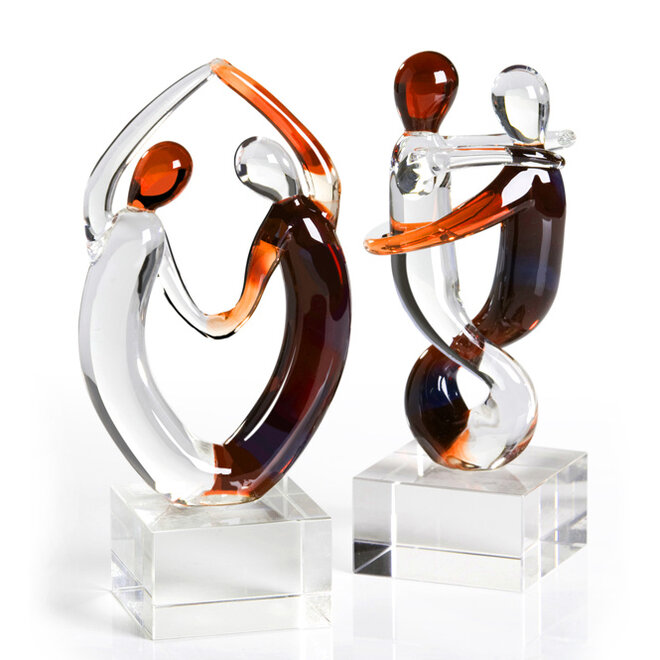Miniatuur Glassculptuur 'Samba' 1