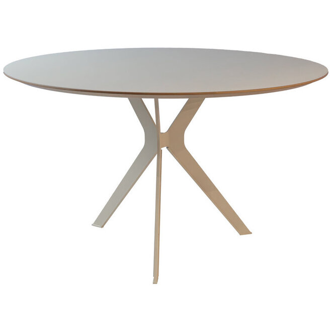 Eettafel Zara rond HPL blad  Ø128cm
