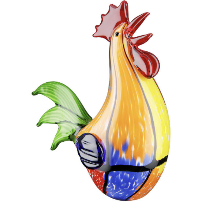Glassculptuur Haan H27cm