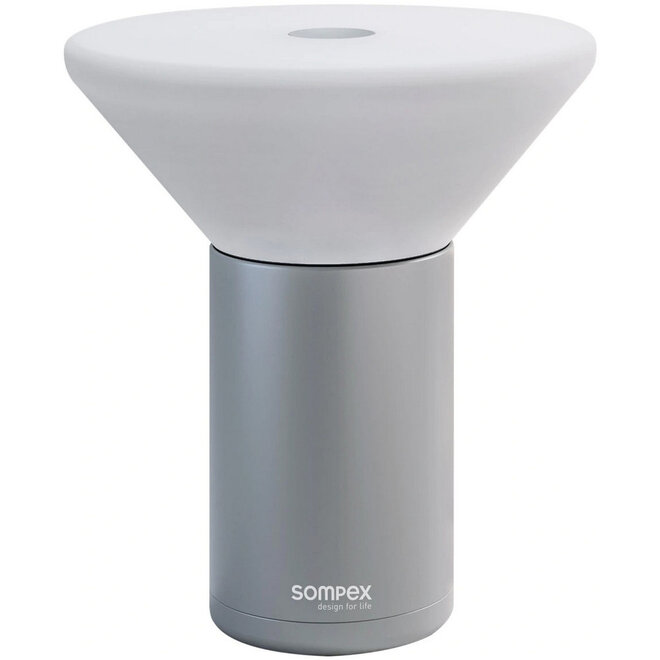 Sompex Oplaadbare Tafel/hanglamp Mikono | in- & outdoor | zilver