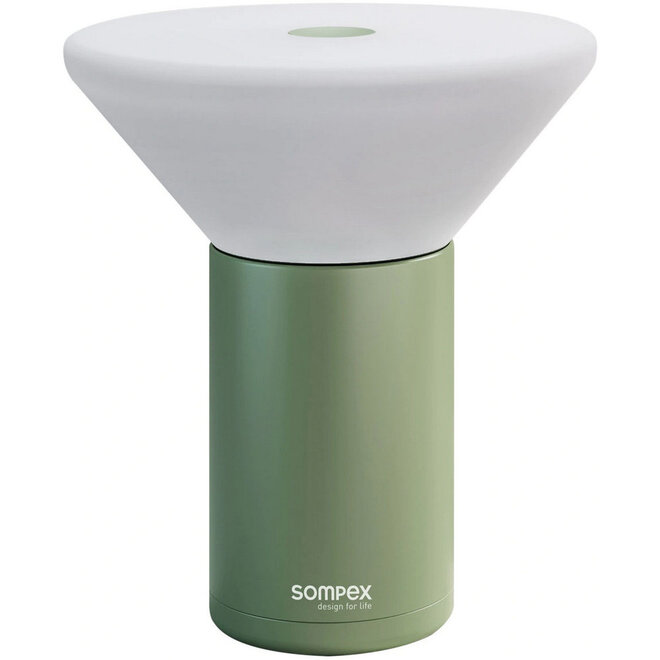 Sompex Oplaadbare Tafel/hanglamp Mikono | in- & outdoor | olijf groen