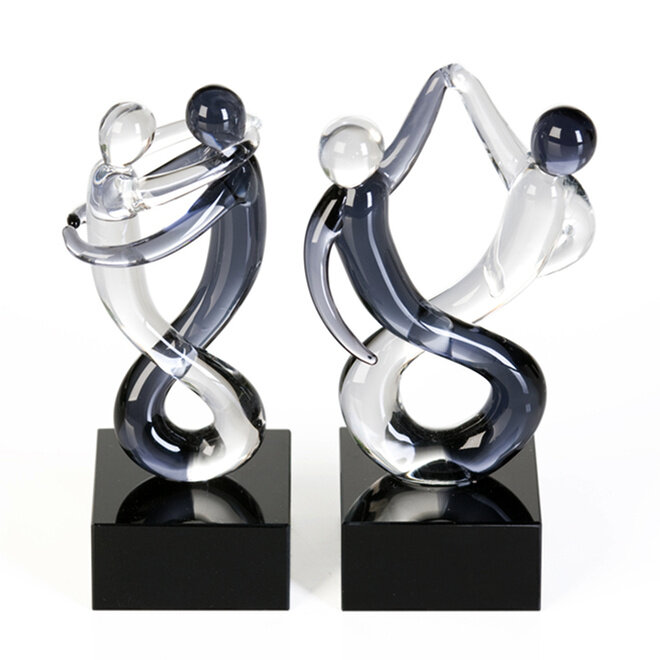 Miniatuur Glassculptuur 'Rumba' B