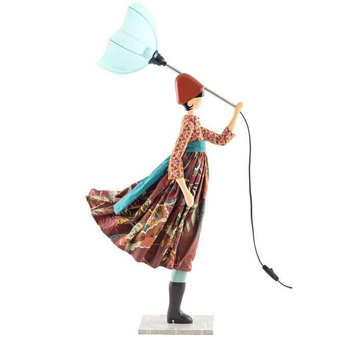 Tafellamp Paraplu dame Kavita