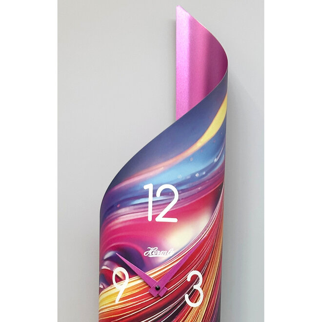 Wandklok Gedraaid Kleurrijk  67cm