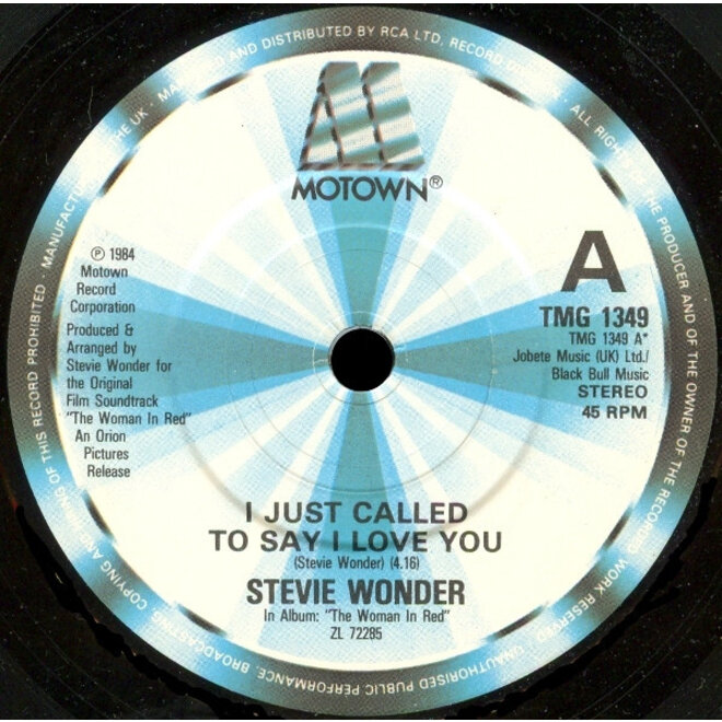 Muziekdoosje met melodie: I Just Called to Say I Love You