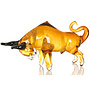 Glassculptuur 'Stier'