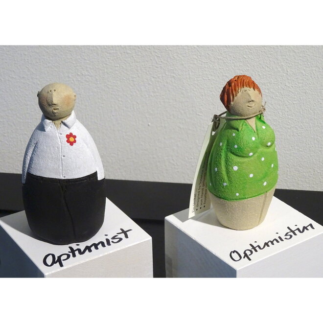 Optimistin, Keramiek H34cm