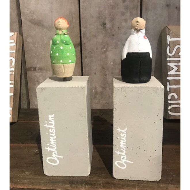 Optimist, Keramiek H34cm