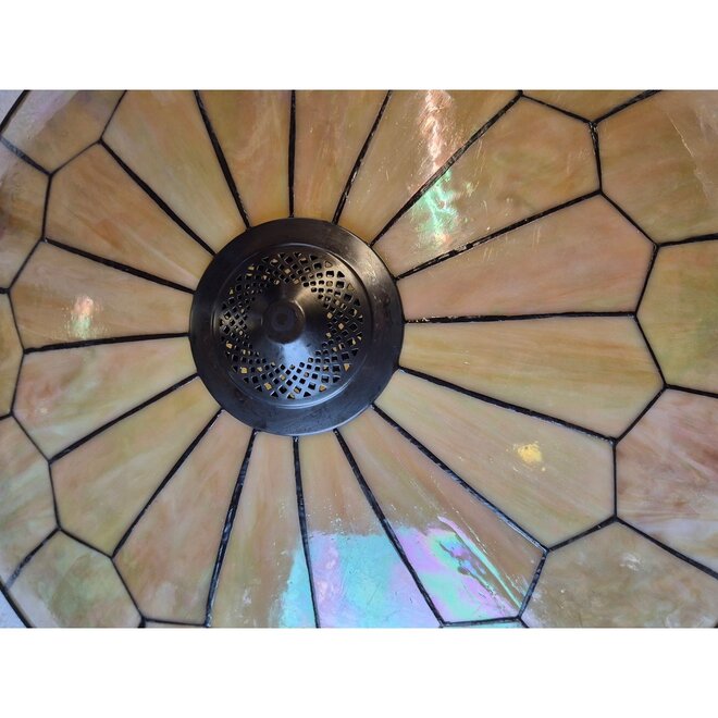 Tiffany Plafonnière French Art Deco Amber Sky